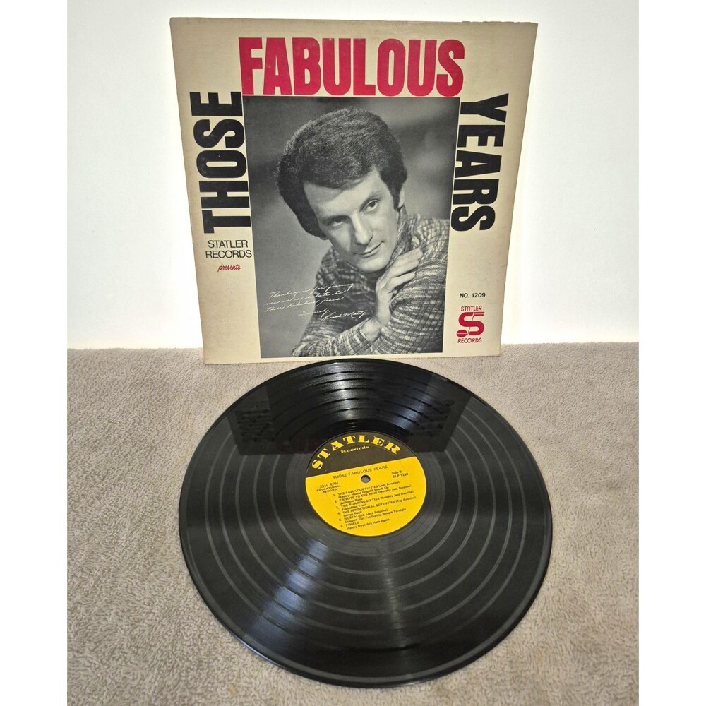 Ronald Matty Those Fabulous Years Vinyl LP Statler Records SLP 1209 12" 33RPM